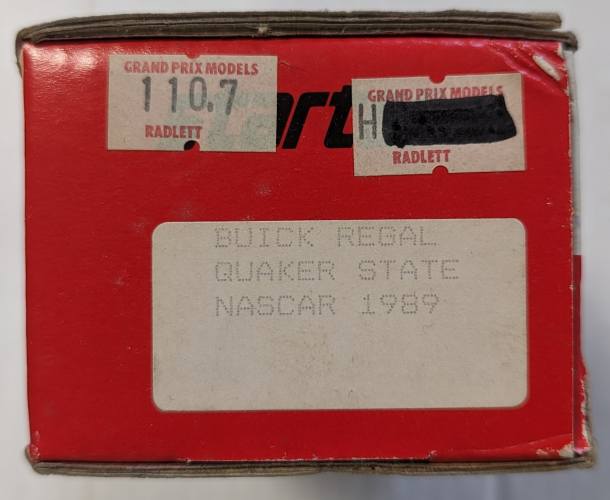 STARTER 1/43 BUICK REGAL QUAKER STATE NASCAR 1989