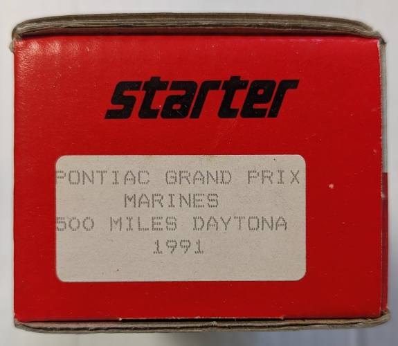 STARTER  PONTIAC GRAND PRIX MARINES 500 MILES DAYTONA 1991