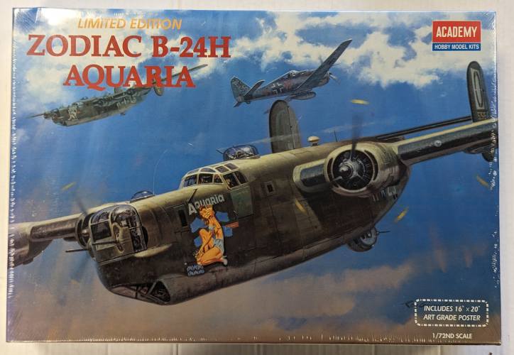 ACADEMY 1/72 2163 ZODIAC B-24H AQUARIA