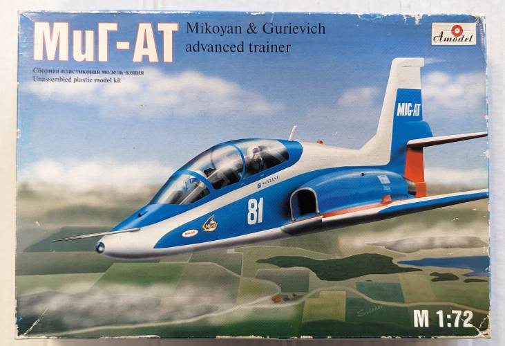 A MODEL 1/72 7239 MIG-AT MIKOYAN   GURIEVICH ADVANCED TRAINER