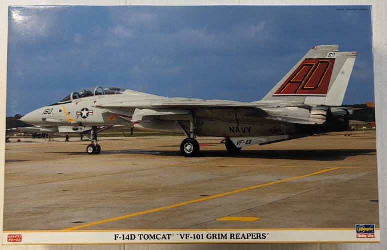 HASEGAWA 1/48 09703 F-14D TOMCAT VF-101 GRIM REAPERS