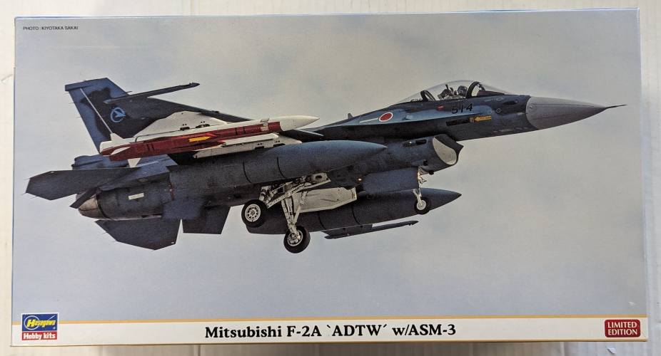 HASEGAWA 1/48 07465 MITSUBISHI F-2A ADTW W/ASM-3
