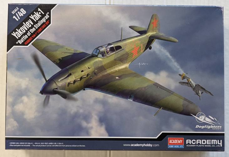 ACADEMY 1/48 12343 YAKOVLEV YAK-1 BATTLE OF THE STALINGRAD