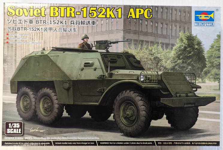TRUMPETER MODELS 1/35 09574 SOVIET BTR-152K1 APC