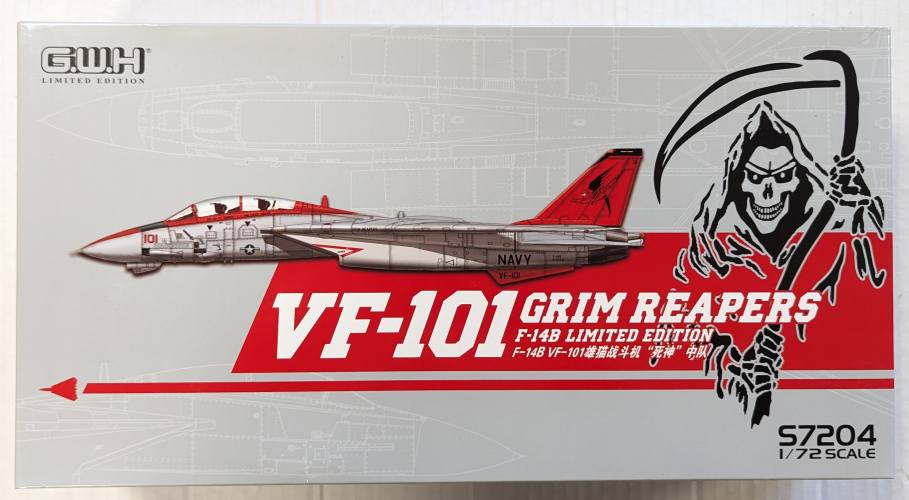 GREATWALL HOBBY 1/72 7204 VF-101 GRIM REAPERS F-14B