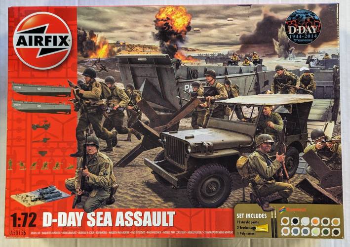 AIRFIX 1/72 50156 D-DAY SEA ASSAULT