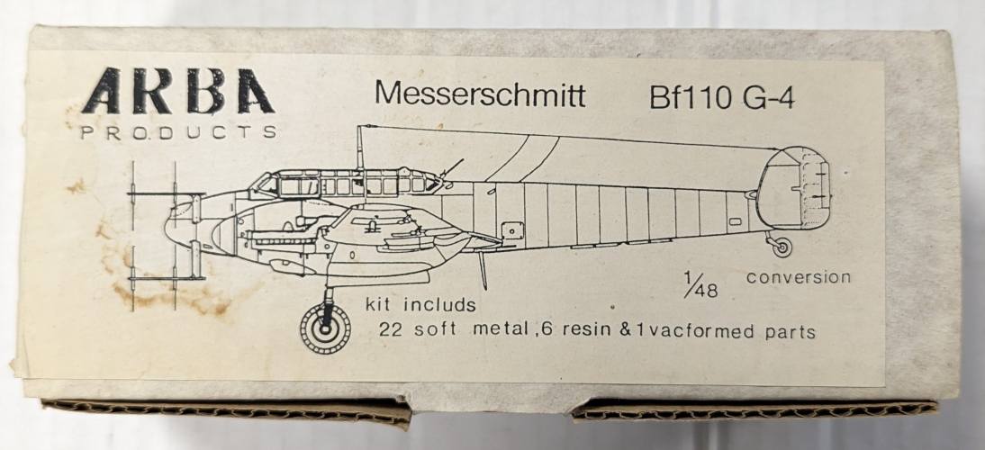 ARBA 1/48 MESSERSCHMITT BF110 G-4 conversion