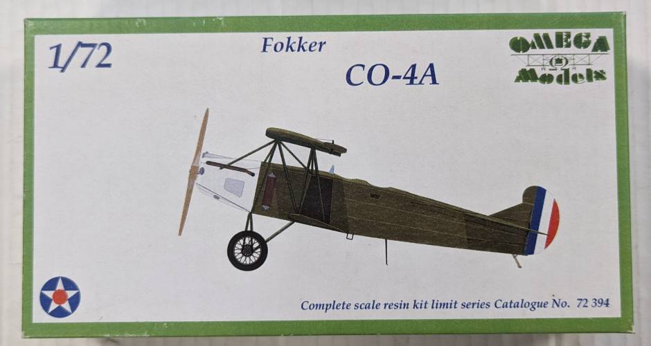 OMEGA 1/72 72394 FOKKER CO-4A