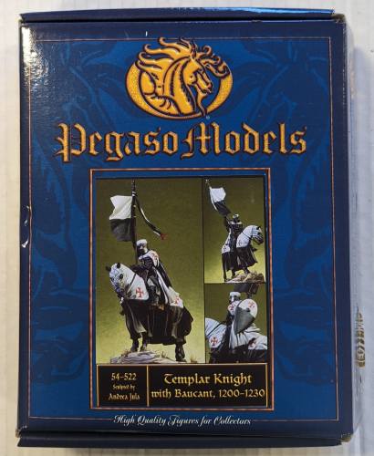 PEGASO MODELS  54522 TEMPLAR KNIGHT WITH BAUCANT 1200-1230