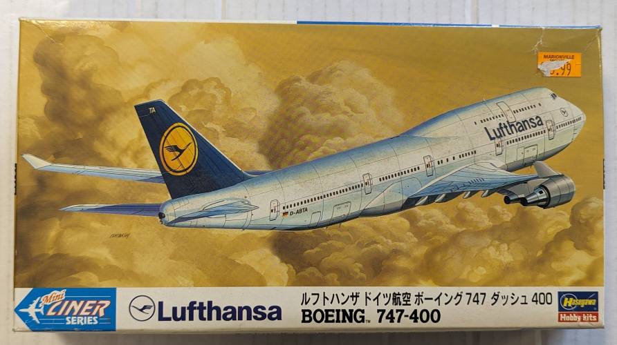 HASEGAWA 1/400 ML7 LUFTHANSA BOEING 747-400