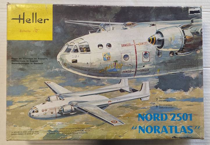 HELLER 1/72 803/350  NORD 2501 NORATLAS MISS PACIFIQUE