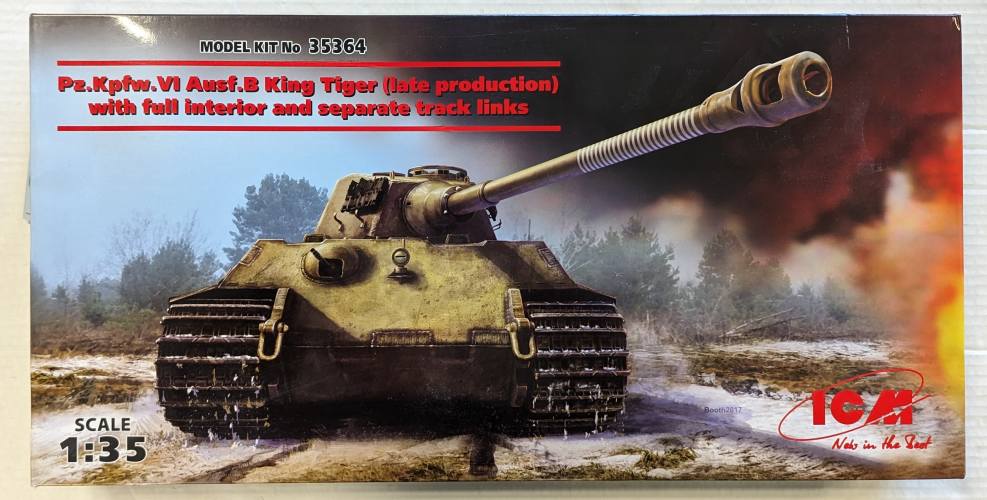 ICM 1/35 35364 PZ.KPFW.VI AUSF.B KING TIGER  LATE PRODUCTION 
