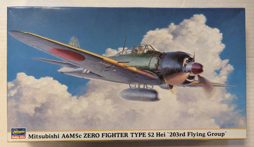 HASEGAWA 1/48 09409 MITSUBISHI A6M5C ZERO FIGHTER TYPE 52 HEI 203RD FLYING GROUP