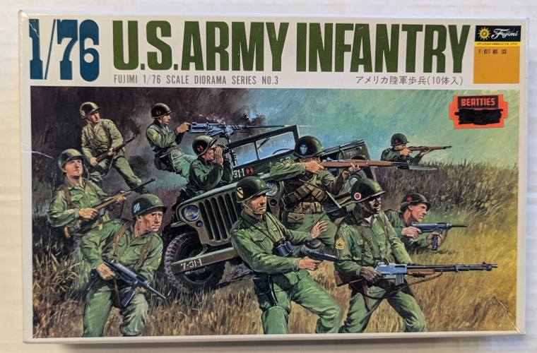 FUJIMI 1/76 D3 US ARMY INFANTRY