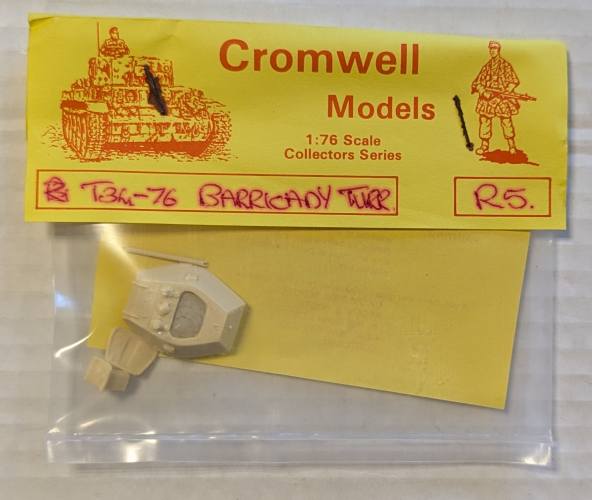 CROMWELL MODELS 1/76 R5 BARRICADY TURRET