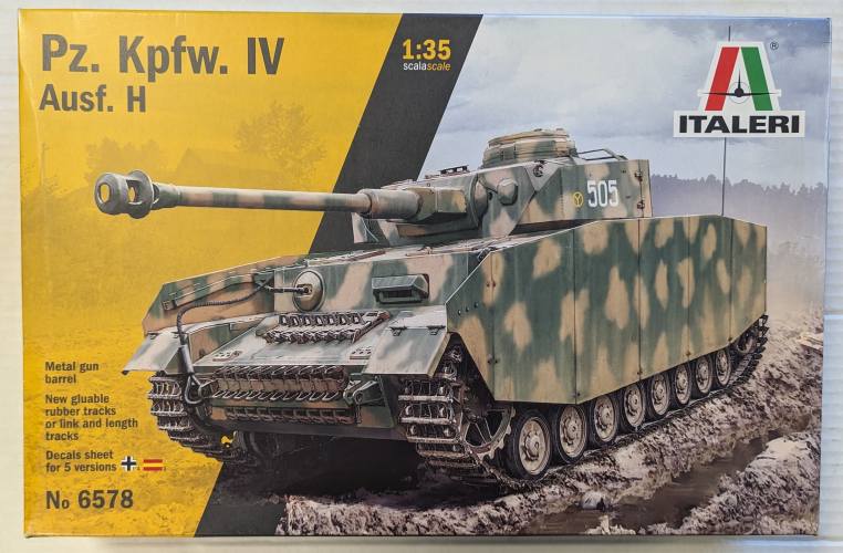 ITALERI  1/35 6578 PZ.KPFW.IV AUSF.H