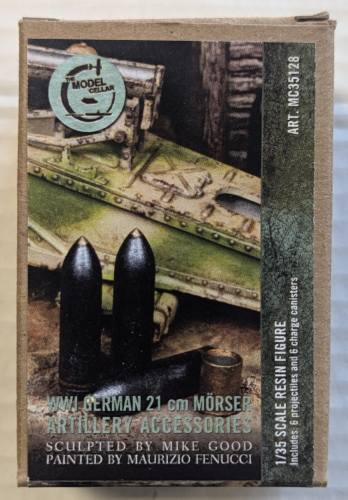 MODEL CELLAR PRODUCTIONS 1/35 35128 WWI GERMAN 21CM MORSER ARTILLERY ACCESSORIES