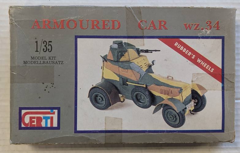 CERTI 1/35 3501 ARMOURED CAR WZ.34