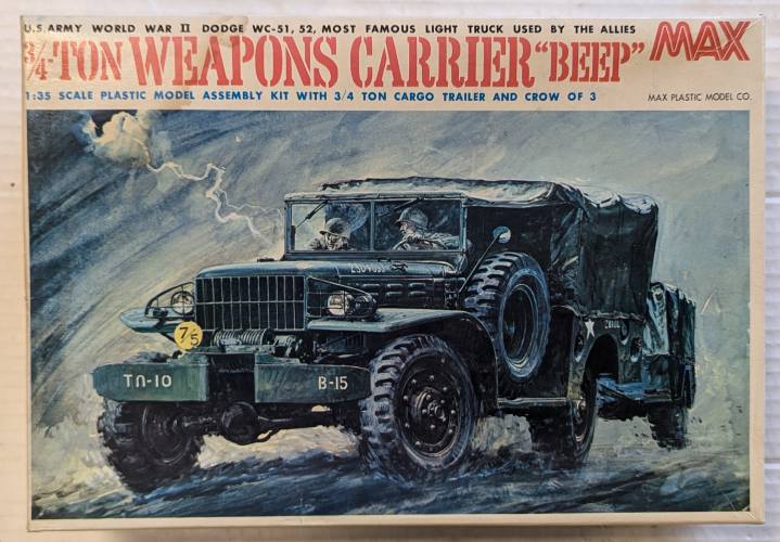 MAX 1/35 3503 3/4 TON WEAPONS CARRIER BEEP