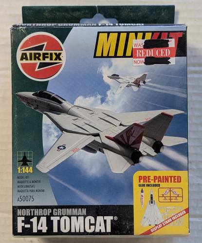 AIRFIX 1/144 50075 NORTHROP GRUMMAN F-14 TOMCAT F-14 TOMCAT VF-1 WOLFPACK