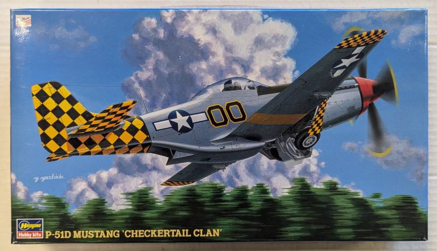 HASEGAWA 1/48 JT155 P-51D MUSTANG CHECKERTAIL CLAN