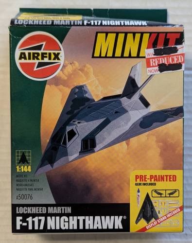 AIRFIX 1/144 50076-04 LOCKHEED MARTIN F-117 NIGHTHAWK USAF FTC 412 TEST WING