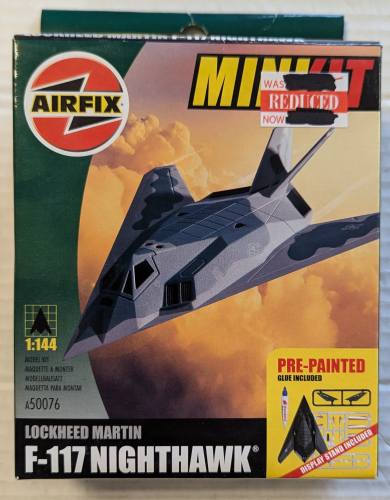 AIRFIX 1/144 50076-03 LOCKHEED MARTIN F-117 NIGHTHAWK USAF 4450TH TG