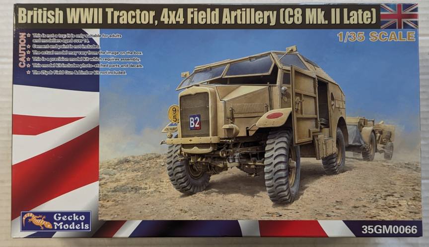 GECKO MODELS 1/35 35GM0066 BRITISH WWII TRACTOR 4X4 FIELD ARTILLERY C8 MK.II LATE