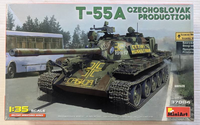 MINIART 1/35 37084 T-55A CZECHOSLOVAK PRODUCTION