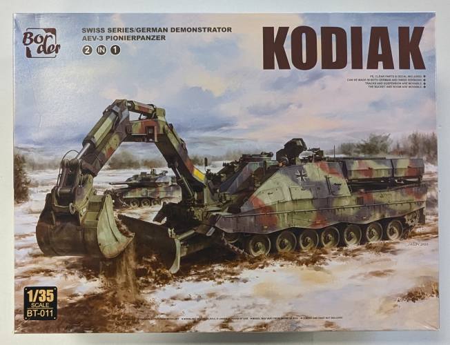 BORDER MODELS 1/35 BT-011 KODIAK SWISS SERIES/GERMAN DEMONSTRATOR AEV-3 PIONIERPANZER