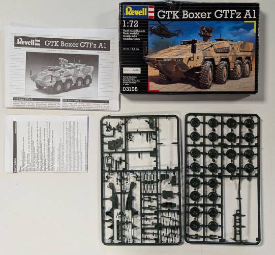 KINGKIT MODEL SCRAPYARD 1/72 REVELL 03198 CTK BOXER CTFZ A1  INCOMPLETE 