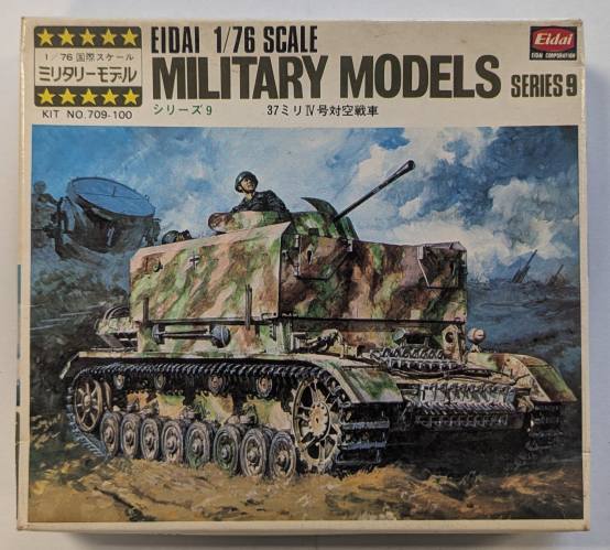 EIDAI 1/76 709 ANTI AIRCRAFT TANK MOBEL WAGEN