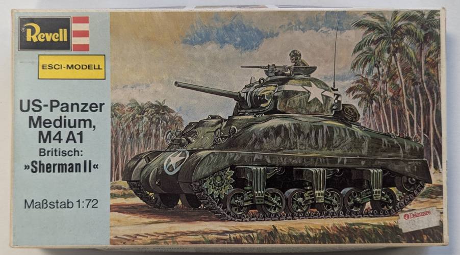 REVELL 1/72 H2324 US PANZER MEDIUM TANK M4A1 SHERMAN II