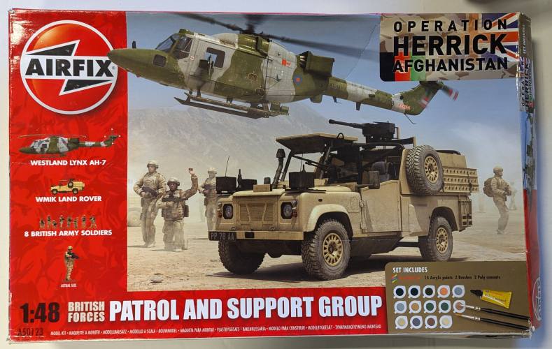 AIRFIX 1/48 50123 PATROL AND SUPPORT GROUP 