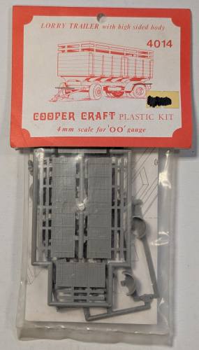 COOPER CRAFT  4014 LORRY TRAILER WITH HIGH SIDED BODY