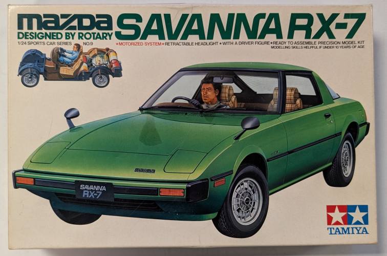 TAMIYA 1/24 2409 MAZDA RX-7 SAVANNA motorized