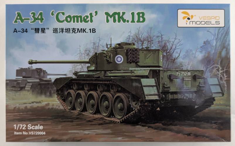 VESPID MODELS 1/72 720004 A-34 COMET MK.1B