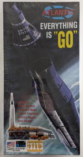 ATLANTIS 1/110 H1833 MERCURY CAPSULE AND ATLAS BOOSTER