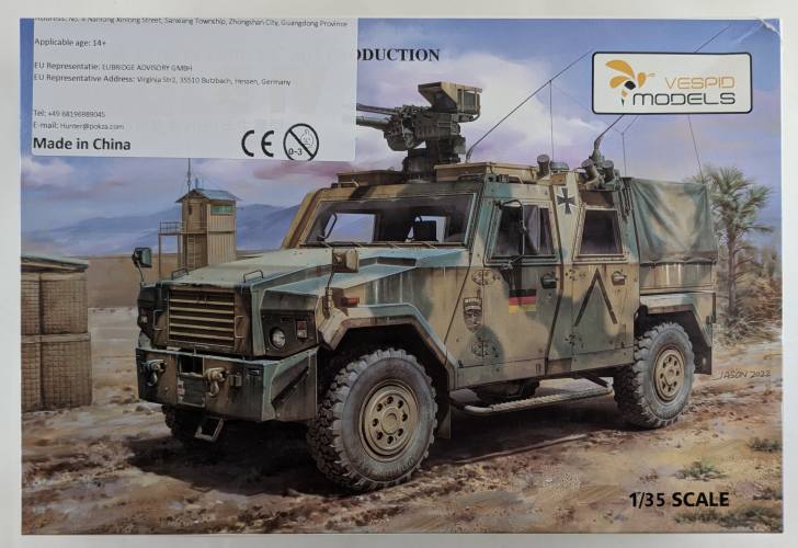 VESPID MODELS 1/35 350001 GERMAN EAGLE IV UTILITY VEHICLE