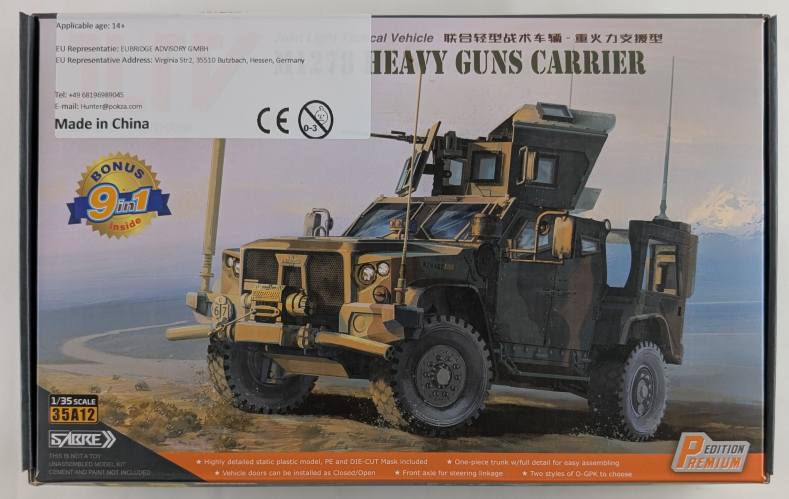 SABRE MODELS 1/35 35A12 M1278 HEAVY GUNS CARRIER 