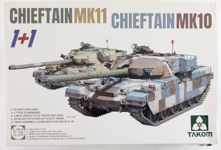 TAKOM 1/72 5006 CHIEFTAIN MK.10/ CHIEFTAIN MK.11