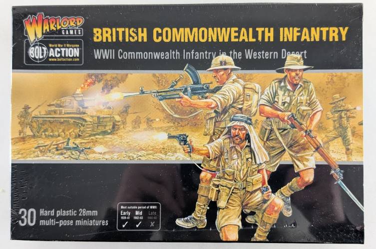 WARLORD 28MM 402011017 BRITISH COMMONWEALTH INFANTRY