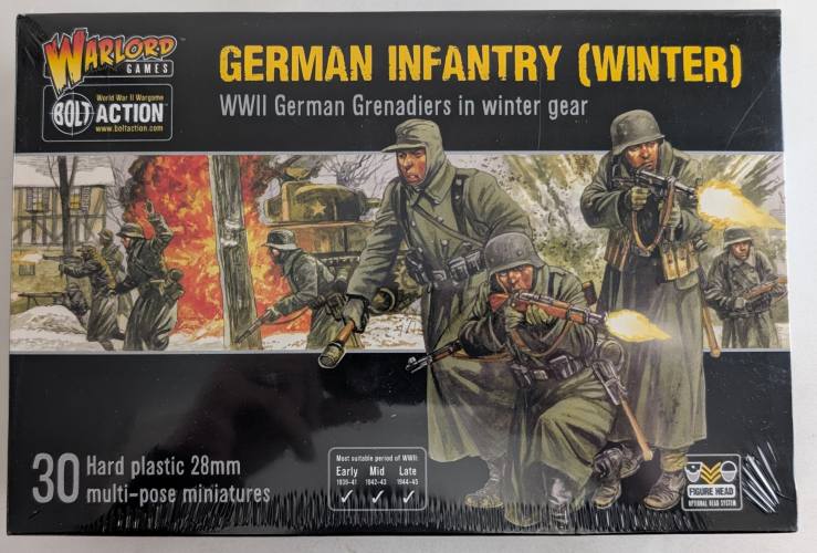 WARLORD 28MM 402012027 GERMAN INFANTRY WINTER