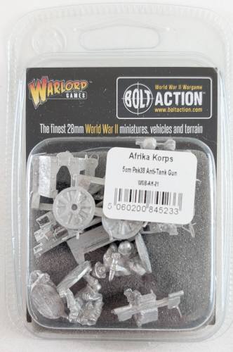 WARLORD  AFRIKA KORPS 5CM PAK ANTI TANK GUN