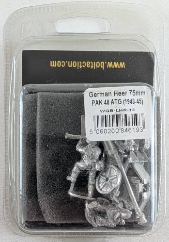 WARLORD  GERMAN HEER 75MM PAK 40 ATG 1943-45