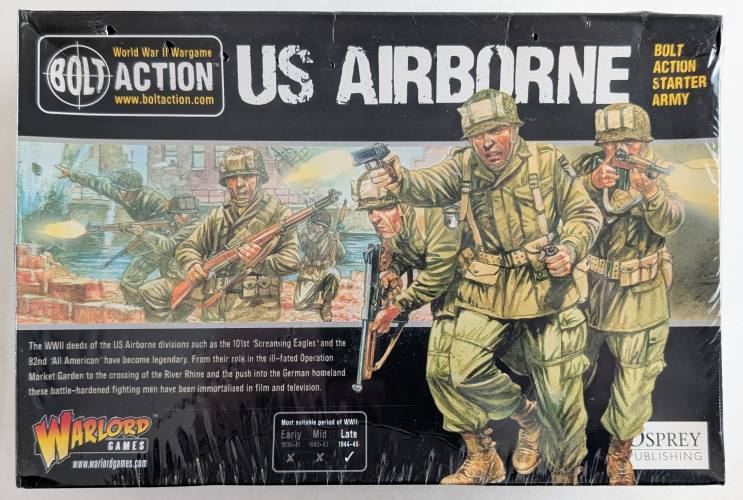 WARLORD  409913114 US AIRBORNE BOLT ACTION STARTER ARMY