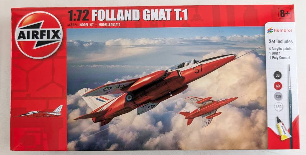 AIRFIX 1/72 68224 FOLLAND GNAT T.1