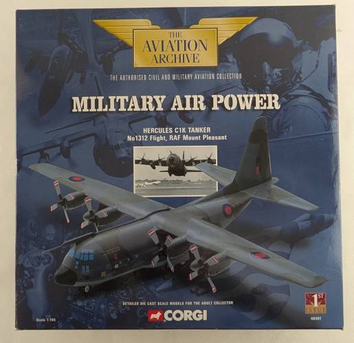CORGI 1/144 48401 HERCULES C1K TANKER NO1312 FLIGHT RAF MOUNT PLEASURE