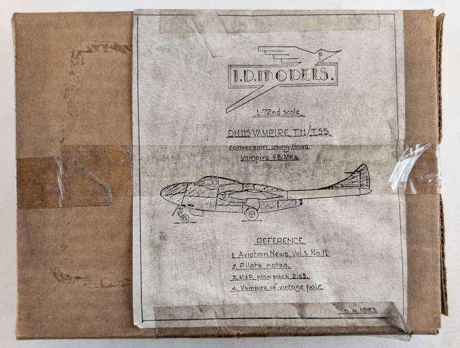 ID MODELS 1/72 DH 115 VAMPIRE T.11/T55 CONVERSION