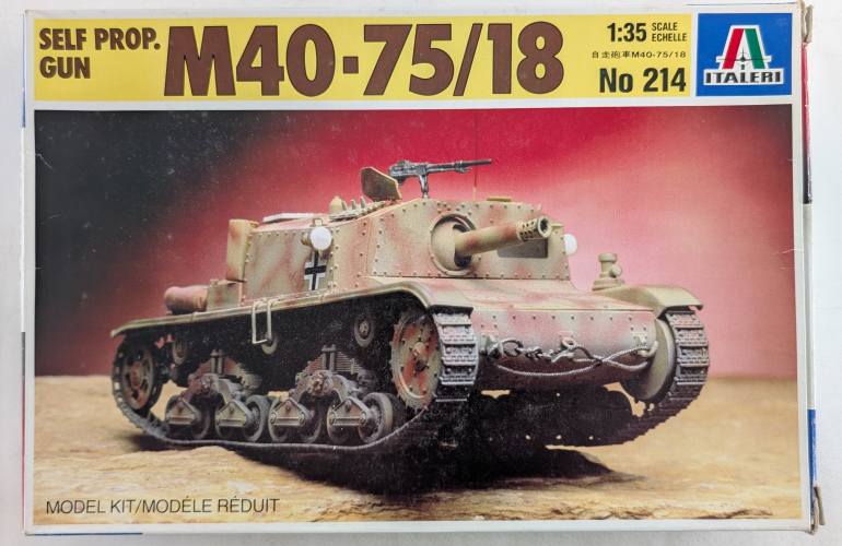ITALERI  1/35 214 M40-75/18